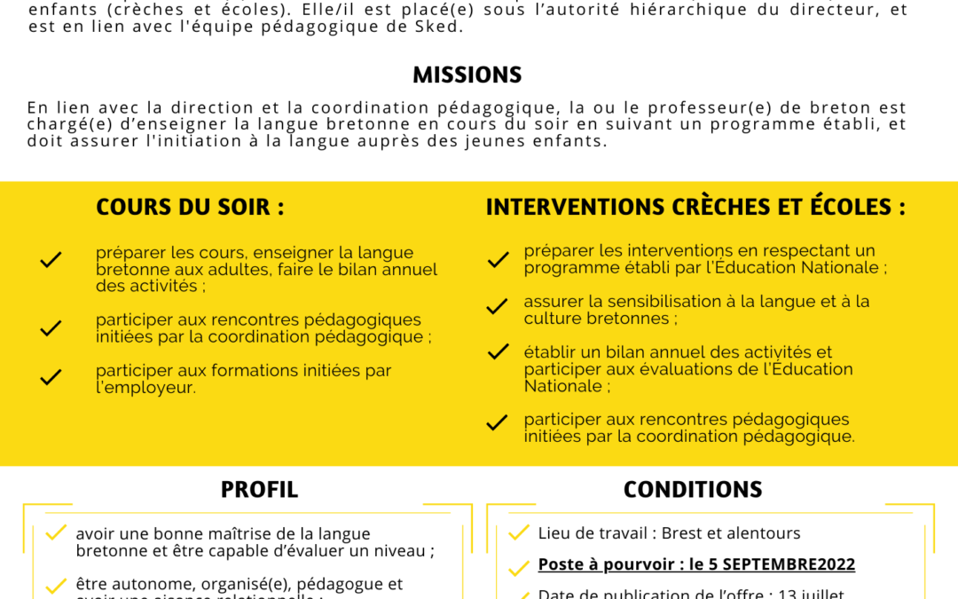 Kinnig labour | Offre d’emploi